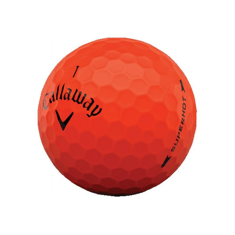 Callaway Golf 2020 SuperHot Bold Matte Golf Balls Red - Distance