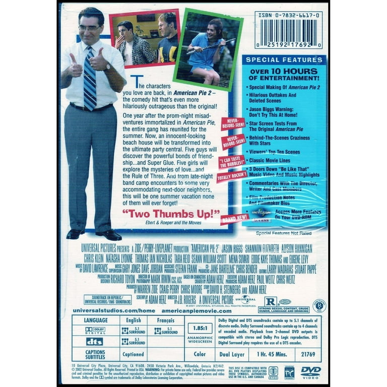 Stifler American Pie Full Movie English American Pie [DVD]