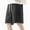 Black k, variant on Fnnxeal Mens Cargo Shorts Relaxed Fit-Solid Elastic Waist Summer Casual Drawstring Outdoor Shorts with Multi Pockets Black