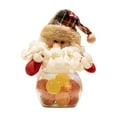 thumbnail image 4 of Christmas Candy Jars with Snowman Santa Elk Lid Plastic Clear Christmas Cookie Chocolate Jar Xmas Snack Food Storage Container for Gifts Holiday Party Favor Supplies,Hanging Ornaments(A), 4 of 5