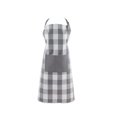 thumbnail image 1 of Design Imports CAMZ11451 Tablier de Cuisine Gris & Blanc, 1 of 2