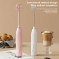 thumbnail image 2 of Shoreew Electric Stirrer Milk Frother Handheld Stainless Steel Mixer Low Noise Rechargeable Electric Coffee Household Egg Whisk, 2 of 7