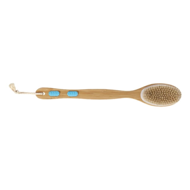 Depurador de espalda de doble cara Herramienta de limpieza de cepillo de masaje corporal exfoliante de piel seca