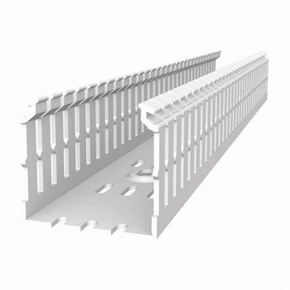 Abb Wiring Duct,Wide Slot Wall,White,6 ft. L TYD15X4WPW6