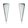 thumbnail image 2 of Bling Jewelry Womens  Spike Triangle Arrow Tiny Stud Earrings Gold Plated Sterling Silver, 2 of 4