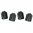 thumbnail image 2 of Slime Black Plastic Replacement Valve Caps (4PC) - 22049, 2 of 5