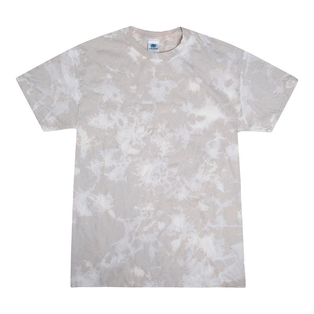 Colortone Bleach Out Short Sleeve Crush T-Shirts Men and Women Cotton Sizes Small to 3XL