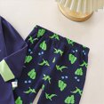 thumbnail image 5 of TOWED22 Little Big Boys Girls Pajamas Set Kids PJs Cotton Fall Winter Sleepwear 6-12 Months 12-24 Months 2t 3t 4t 5t 6t 7t 8t 9t Children,Green,1-2 Y, 5 of 6