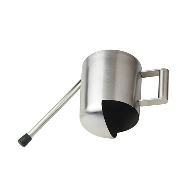 Hervidor de agua de acero inoxidable de 300 ml con tapa semiabierta para interior