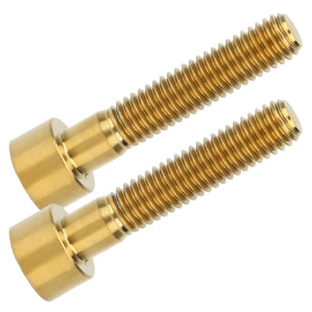 

Tebru 2pcs Bike Screws M6x30mm Bicycle Handlebar Stem Bolts For Mountain Bike Bicycle Headset Cap Screws