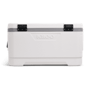 Igloo 100 QT Latitude Marine Ultra Hard-Sided Cooler, White and Moonscape Gray