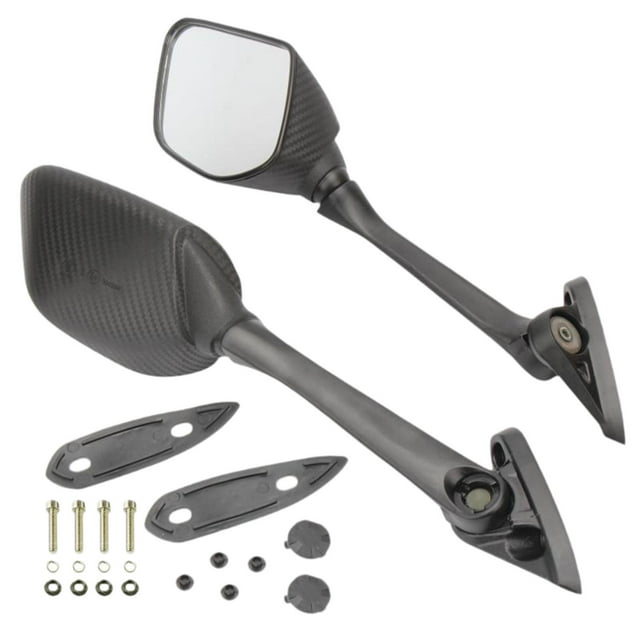 Espejos retrovisores para motocicleta, accesorios para motocicleta, repuestos antivaho para 2015, 2016 y 2011, piezas de repuesto ligeras. Textura de línea