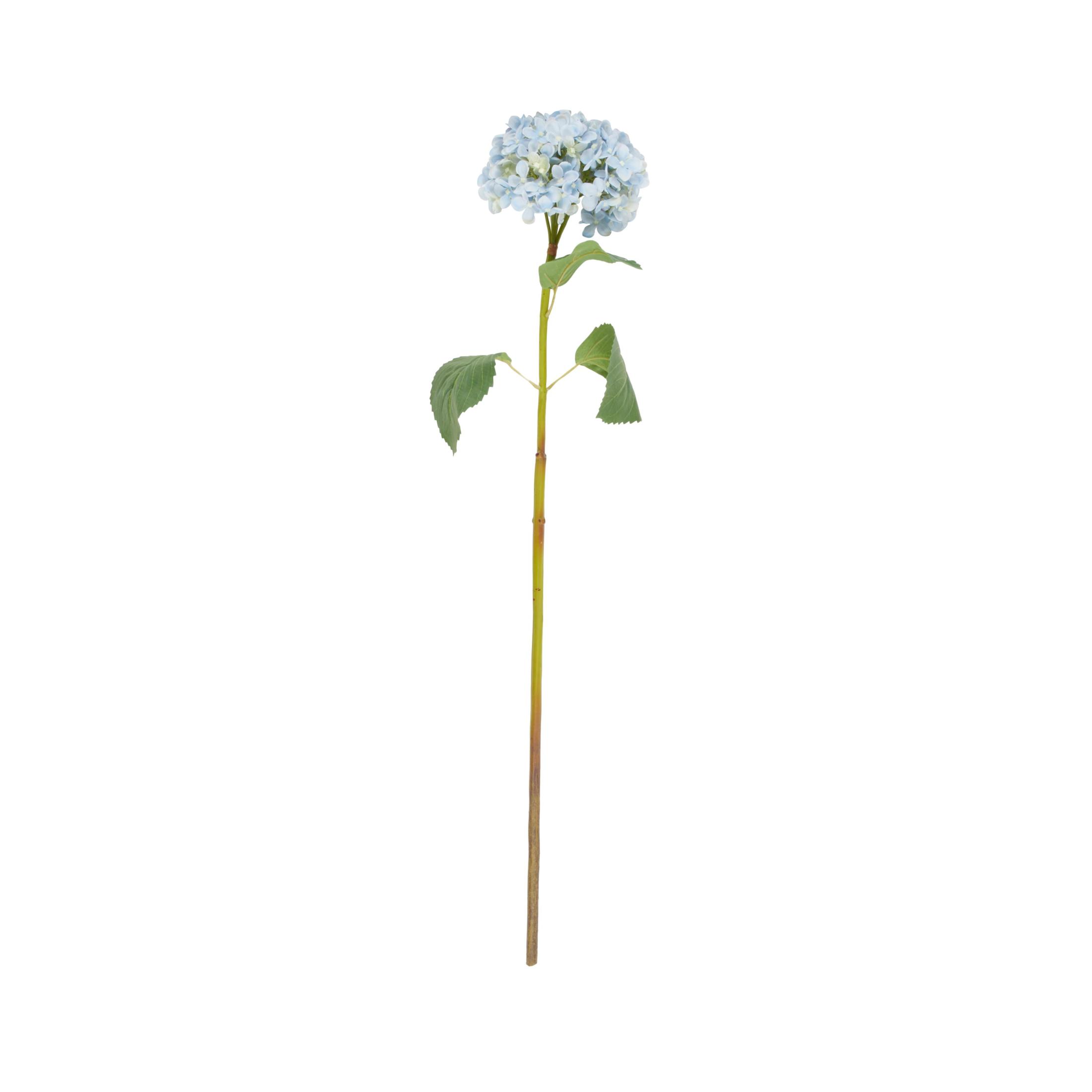 33" Plastic Floral Tall Hydrangea Artificial Flower Stem, by DecMode (8 Count)