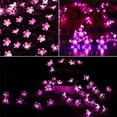 thumbnail image 6 of KOMI Fairy Flower String Lights Outdoor Decorative Lights 33 Feet 100LED Starry Cherry Blossom Lighting, Floral Lamp for Christmas Halloween Wedding Party Indoor Outdoor Bedroom Decorations (Pink), 6 of 7