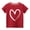Red, variant on JoyHoop Summer Short Sleeve Tops for Girls Casual Tunic Crew Neck T Shirts Tops