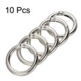 thumbnail image 3 of Unique Bargains Silver Tone Round Zinc Alloy Spring Gate O Ring Snap Clip Buckle, 10 Pack, 3 of 5