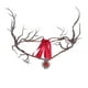 thumbnail image 2 of Pisexur Belleza Maquillaje Diadema de cuernos de bosque con diseño de elfos del bosque y hadas para mujeres y niñas, estilo renacentista, para Halloween, Navidad, cumpleañopara mujeres y hombres, 2 of 5