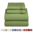 thumbnail image 1 of Nestl Juego de Sábanas California King, Suaves Al Instante, Microfibra Suave 4 Piezas con Bolsillo Profundo, Calla Green, 1 of 9