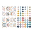 thumbnail image 1 of 4 hojas de calcomanías de pared lindas DIY Rainbow Dots Stars Theme Boys Kids Room Wall Stickers Vin Tomshoo Pegatinas de pared, 1 of 7