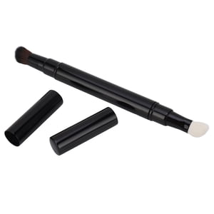Brosse de maquillage à double extrémité, brosse de maquillage rétractable Brosse à double maquillage Outil de maquillage retractable Pinceau de maquillage robuste et dur