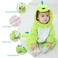 thumbnail image 2 of Mameluco unisex TONWHAR con forma de animal bebé con capucha, de franela, 4-5T, 2 of 8