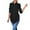 Black, variant on Long Sleeve Shirts for Women, Women's Collar Neck Button Down Long Sleeve Slit Side Long Shirt Work Blouse Top