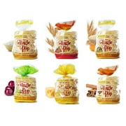 Kim's Magic Pop Freshly Popped Rice Cake Combo A 6 Pack | Keto, Vegan | 6 Bags | 15 Cakes per Bag | Low Carb, Sugar Free, Fat Free, Natural, Multigrain Korean Snack | Easy Bread, Chip, Cracker Rep