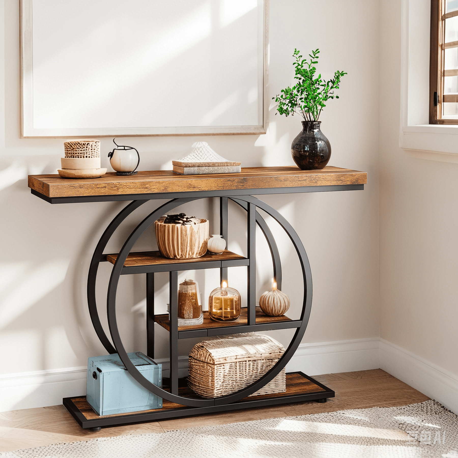 MAYEERTY Versatile Accent Console Table for Living Room, Entryway & Hallway Display