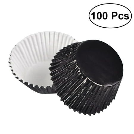 

Cupcake Liners Cups Muffin Foil Aluminum Mini Dessert Baking Disposable Paper Holder Round Wrappers