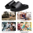 thumbnail image 2 of Almohada unisex Sandalias baño ducha con suela gruesa antideslizante (Negro 38-39), 2 of 6