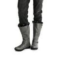 thumbnail image 6 of Winter Knee High Snow Boots Women Faux Fur Lined Waterproof Slip Resistant Warm Zip Up Boots for Cold Weather, 6 of 8