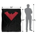 thumbnail image 5 of Batman Nightwing 52 Officially Licensed Silky Touch Super Soft Throw Blanket 50' x 60', 5 of 6