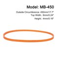 thumbnail image 2 of 4 Packs Sewing Machine Belts MB-450 Motor Drive V Belt, 450mm / 17.7" Outside Circumference, 2 of 5