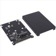 thumbnail image 2 of 6X 44PIN MSATA A 2.5 Pulgadas IDE HDD SSD MSATA A PATA Adaptador Tarjeta Convertidor con Estuche, 2 of 5
