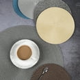 thumbnail image 5 of Round Braided Placemats Set of 6 Table Mats for Dining Tables Woven Washable Non-Slip Place Mats,7.08 inch, 5 of 7
