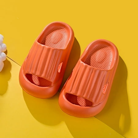 

〖CFXNMZGR〗Girls Sandals Thick Baby Shower Boys Sole Bathroom Slippers Sandals Slipper Girls Eva Slides Baby Shoes
