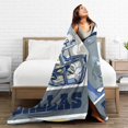 thumbnail image 4 of Dallas Flannel Throw Blanket ，Football Style Pride Paint Travel Blanket Gifts for Men Women Boy Decor Sofa Bed 50"x60", 4 of 6