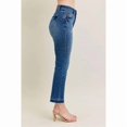 thumbnail image 3 of Full Size Hw Vintage Wash Release Hem Kick Flare Jeans Plus, 3 of 5