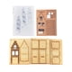 thumbnail image 4 of 1:87 Juego de modelos de construcción Rompecabezas Juego de modelos de madera 3D sin ensamblar, Modelo de casa europea para Micro paisaje, Mesa de, 4 of 9