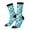 3 Black, variant on Crab Swims In The Ocean Pattern Sport Socks for Women and Men Crew Socks Sporty Calf Socks Casual Socks