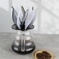 thumbnail image 4 of Coffee Filter Drip Hand Brew Coffee Filter Coffee Dripper Spiral Rib Design for 1-4 Cups for Home Office, 4 of 5