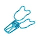 thumbnail image 2 of 100 clips pequeños para carpetas, multiusos, innovadores, con forma de osito, fuerte fuerza de sujeción, abrazadera de papel para el hogar y la oficina, color azul, 2 of 5