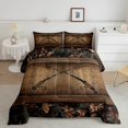 thumbnail image 2 of Camouflage Fishing Bedding Set Toddler Fishing Line Rod Comforter Set Rustic Farmhouse Tree Branch Camo Quilt Bedding For Kids Adults Cabin Lodge Bed Comforter Set Soft Lightweight 2 Pcs, 2 of 7