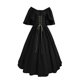 thumbnail image 1 of Gibobby Vestido sexy Disfraz medieval para mujer Vestido de camisa irlandesa con manga de trompeta con corsé Vestido tradicional Halloween M Disfraces de cosplay Vestido de corsé(Negro, XXXXL), 1 of 4