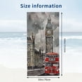 thumbnail image 3 of PHYHOO London Street View Beach Towel Large Lightweight Microfiber Towel Super Absorbent Sand Free Beach Blanket Thin Quick Dry Pool Towel for Beach Travel Sports Pool Bath Camping Yoga 30x60in, 3 of 8
