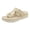 Beige, variant on 2026 Foreign Trade Hot Item Rhinestone Toe Sandals Comfortable Thick Bottom Slippers