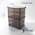 thumbnail image 2 of Zapatera Armable Organizador Apilable Para 8 Pares Practiksa, 2 of 4