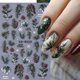 thumbnail image 3 of Pegatinas para uñas BMKKOT 5D de Navidad con acebo, 2 hojas, 3 of 7