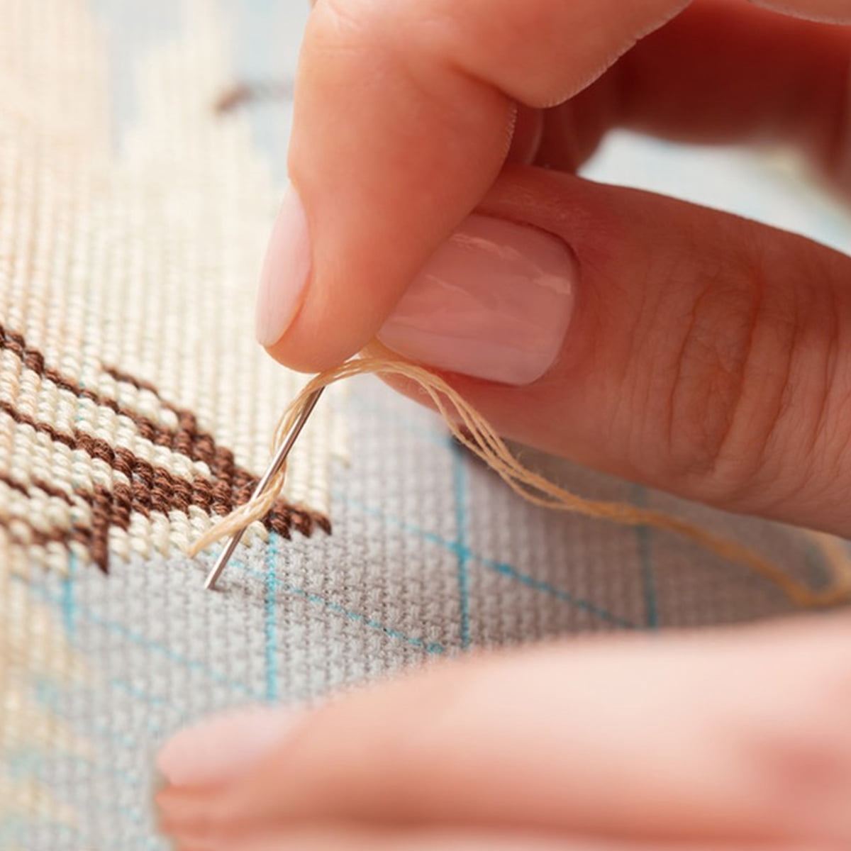 Embroidery Kits Cross Stitch Tools Hand Embroidery Starter Kit for Adults and Kids Beginners