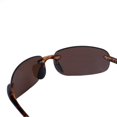 thumbnail image 4 of "The Influencer" Sport Wrap Polarized Sunglasses for Men and Women - Lightweight Frames - Tortoise, 4 of 5